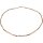 Funk-Collier Biwaperle mit Bambuskoralle, ca.47 cm, Silber verg. Karabiner, Damen