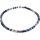 Edelsteinschmuck afrikanischer Opal, Lapis Lazuli, Magnetschloss, ca. 44.5 cm