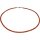 Funk-Collier Edelsteinkette Feuerkarneol facettiert, 925oo SI Schloß, ca. 44 cm, Damen