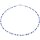 Funk-Collier Edelsteinschmuck Lapis Lazuli, Bergkristall, Magnetschloss, ca. 46 cm