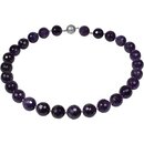 Edelsteinkette Amethyst facettiert, ca.  14 mm,...