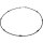 Funk-Collier Edelsteinkette Spinell facettiert, Regenbogenachat, 925oo Silber Schloss, ca. 44 cm