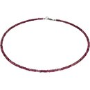 Kette Collier Rosa Turmalin, (Rubelith), facettiert, ca....