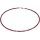 Kette Collier Rosa Turmalin, (Rubelith), facettiert, ca. 55 Karat, ca. 46 cm