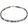 Exklusives Edelsteincollier Multicolor, Magnetschloss, ca. 44.5 cm, Damen