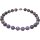 Funk-Collier Edelsteinkette Lepidolith, Ø ca. 16.5 mm, Magnetschloss, ca. 48 cm