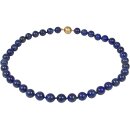 Edelstein Kette - afghanischer Lapis Lazuli Kugelcollier...