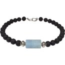 Design Kette echter Lavastein, ca. Ø 14 mm,...
