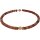 Funk-Collier Edelsteinkette Karneol, Rutilquarz fac, Magnetschloss, ca. 46.5 cm