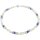 Funk-Collier Perlenkette Keshi Perle, Lapis Lazuli, Magnetschloss, ca. 45.5 cm