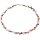 Funk-Collier Mixcollier Rubelith, (rosa Turmalin), 925oo SI. Schloss, ca. 45.5 cm