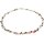 Funk-Collier Bunte Edelsteinkette mit Süsswasser Zuchtperlen, ca. 43 cm