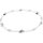 Funk-Collier Endless Dream, Drusen Achat, Rosenquarz, Silber-Hämatit ca. 90 cm