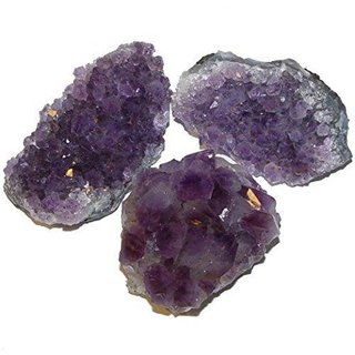 Amethyst Drusensegment Rohstck einer Druse kleines Naturstck Gre XL ca. 7 - 10 cm
