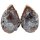 Achat Geode PAAR aufgeschnitten, poliert A* Qualität Größe *M* ca. 40 - 50 mm