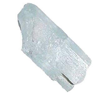 Aquamarin Beryll blau  Natur Rohstück schöne blaue klare Aqua Farbe Größe:S - 2,5 - 3 g