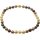Muschelkernperlen Collier 12mm 925oo Silber Vergoldetes Magnetschloss ca 47 cm