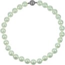 Tamouree Muschelkernperlen Collier 14mm Weiß, 925oo...