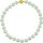 Tamouree Muschelkernperlen Collier 14mm Weiß, 925oo Silber vergoldetes Magnetschloss ca 47 cm