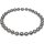 Tamouree Muschelkernperlen Collier, 14 mm Silber-grau changierend, 925oo Silber, ca 49 cm