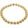 Muschelkernperlen Collier gold gelb, 16mm, 925 Silber vergoldet
