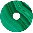 Malachit Scheibe, Anhnger,  ca. 23 mm