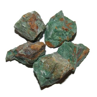 Chrysopras Rohsteine Wassersteine ca. 100 g ca. 20-35 mm