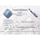 Disthen blau Kyanit Rohsteine 50 g Rohstücke Wassersteine ca. 15 -30 mm