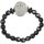 Energie-Power-Ring, Flexible Größe ca. 54-63, Blutstein, Bergkristall, 925 Silber