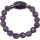 Energie-Power-Ring, Flexible Größe ca. 54-63, Amethyst, 925oo Silber