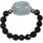 Energie-Power-Ring, Flexible Größe ca. 54-63, Achat, Aquamarin, 925 Silber