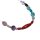 500 Gramm Edelsteine / Perlen Mischung zur Ketten Armband Collier Schmuck Herstellung incl. 5 Meter Stahlband zum auffädeln
