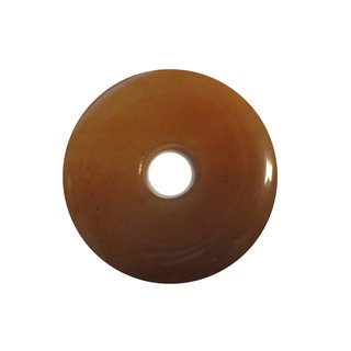 Aventurin rot - auch Sonnenstein genannt Donut Anhänger 40 mm