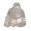 Bergkristall Buddha ca. 30 - 35  mm aus echtem Edelstein...