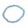 Larimar facettiertes Armband Linsen ca. 5 - 6 mm  auch Atlantisstein genannt auf Stretchband ca. 19 - 20 cm
