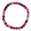 Achat pink (gefrbt) 6 mm Kugel Armband, ca. 19 - 20 cm...