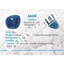 Apatit mini Rohsteine, Rohstücke, Dekochips ca. 3 - 9 mm schöne blaue Farbe 1 Kg