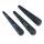 Gabbro Massage Stab/Griffel konische Form ca. 130 mm interessante Maserung