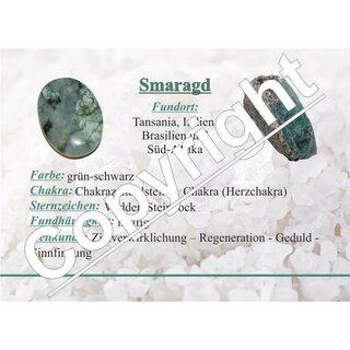 Smaragd Roh Natur Stck in Matrix (Muttergestein) Gre M: ca. 20 - 30 mm