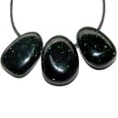 Grünfluss Splitter Armband ca. 19 - 20 cm auf Stretchband