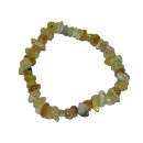 Opal gelb Splitter Armband ca. 19 - 20 cm auf Stretchband