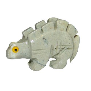 Speckstein Dinosaurier  geschliffen Figur ca. 25  x 35 mm
