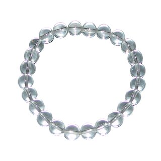 Bergkristall Kinder Armband 6 mm Kugel ca. 13 - 15 cm auf Stretchband