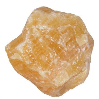 Orangen Calcit XL Rohstein Rohstück aus Mexiko ca. 1  kg
