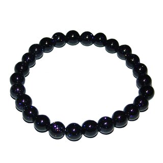 Blaufluss Kinder Armband 6 mm Kugel auf Strechband ca. 13 - 15 cm