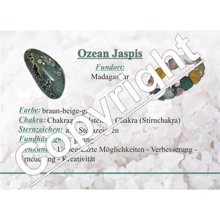 Ozean Jaspis / Achat 100 g kleine Rohstücke Rohsteine Wassersteine je ca. 15 - 35 mm