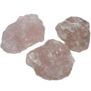 Rosenquarz 300-400 g Natur Rohstein aus Madagaskar...