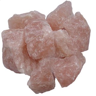 1 kg Rosenquarz Rohsteine Brasilien Wassersteine schöne rosa Farbe