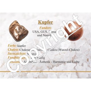 Kupfer gediegen kleine Skulptur Gre S- ca.12-20 g ca. 30 - 35 mm