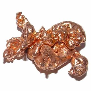 Kupfer gediegen kleine Skulptur Gre M - ca. 20 - 28 g ca. 35 - 40 mm